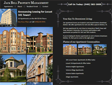 Tablet Screenshot of jackbellproperties.com